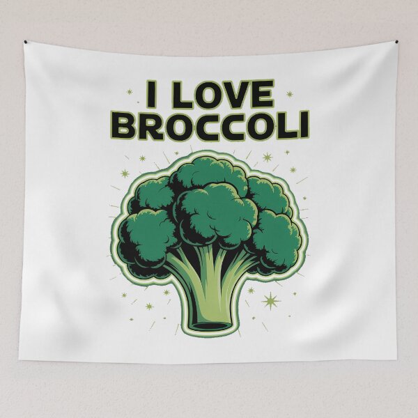 Item preview, I Love Broccoli designed and sold by PunkNation-Arts.