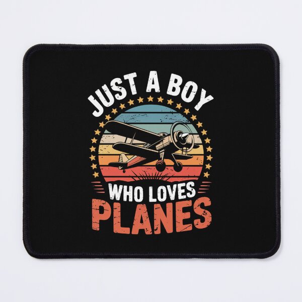 Item preview, Just a Boy Who Loves Planes Retro Design designed and sold by Gogetgiggles.