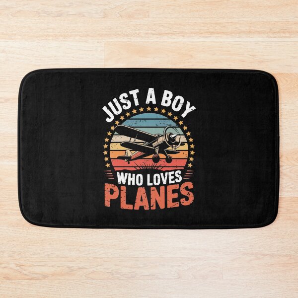 Item preview, Just a Boy Who Loves Planes Retro Design designed and sold by Gogetgiggles.