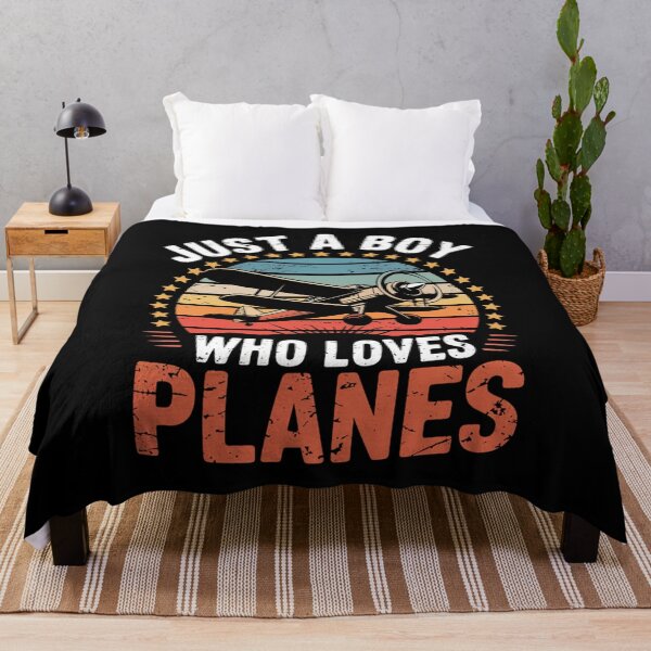 Item preview, Just a Boy Who Loves Planes Retro Design designed and sold by Gogetgiggles.