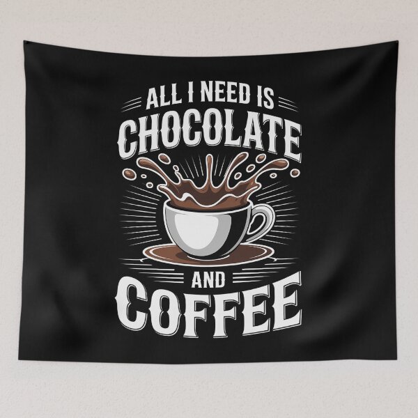 Item preview, I Love Chocolate And Coffee designed and sold by PunkNation-Arts.