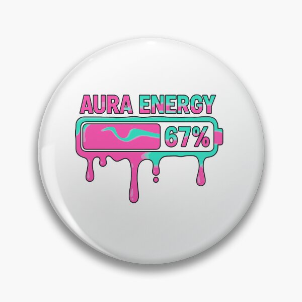 Item preview, 67 Aura Energy Power Battery Cream Drips designed and sold by ModdiesColors.