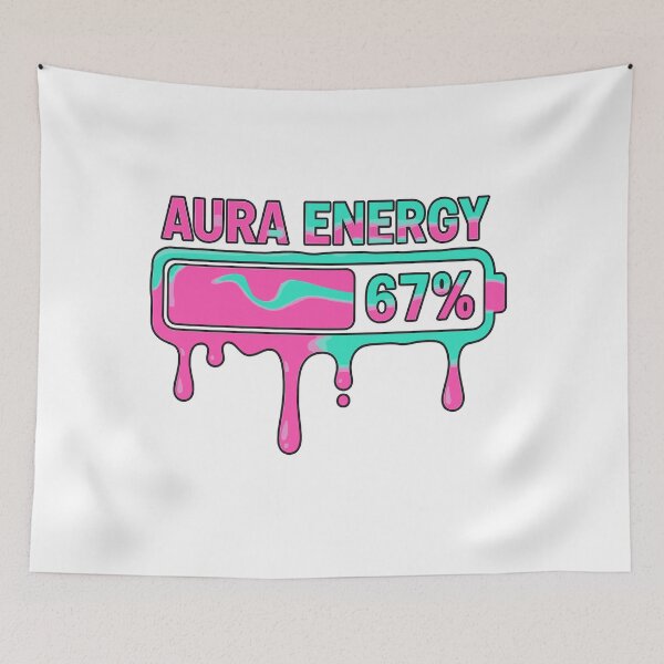 Item preview, 67 Aura Energy Power Battery Cream Drips designed and sold by ModdiesColors.