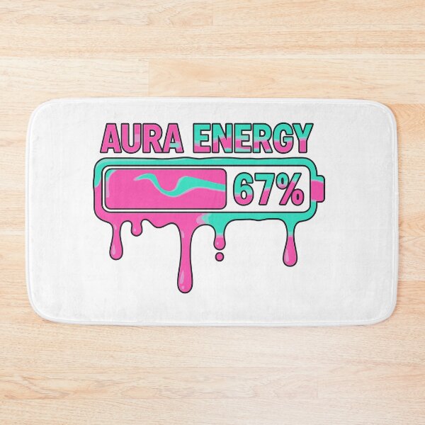 Item preview, 67 Aura Energy Power Battery Cream Drips designed and sold by ModdiesColors.