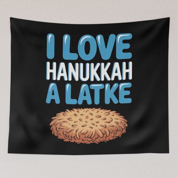 Item preview, I Love Hanukkah A Latke designed and sold by PunkNation-Arts.