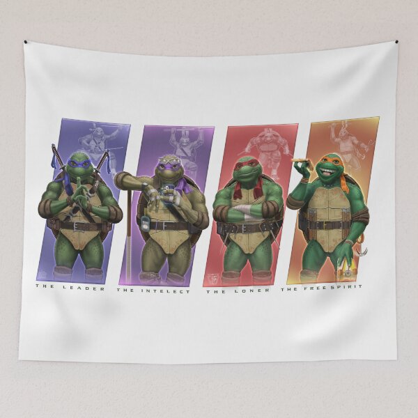 Item preview, TMNT Profiles WHITE designed and sold by SkimmyTelly.