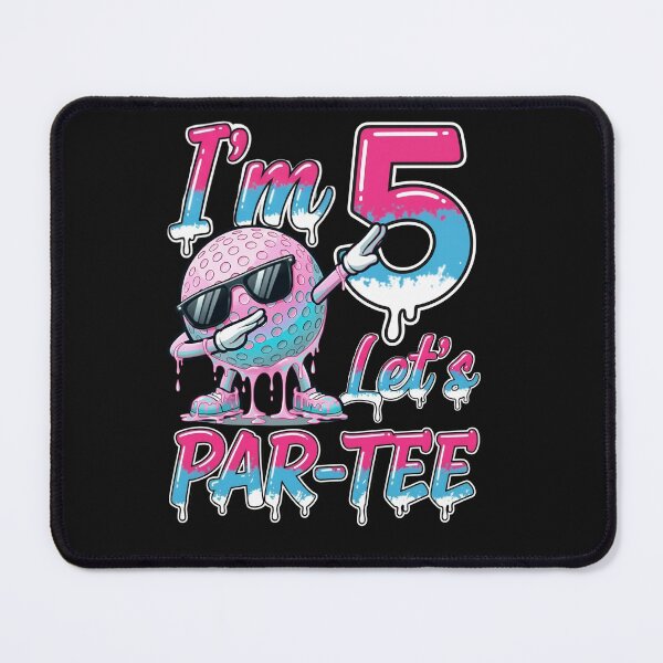 Item preview, 5th Birthday Golf Shirt – Let’s Par-Tee Tee designed and sold by LarryMBrown.
