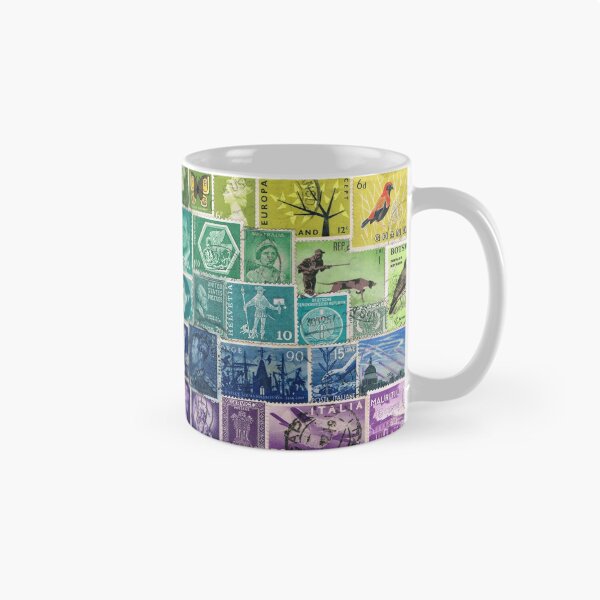 Item preview, Rainbow Postage Stamps designed and sold by tanglecrafts.