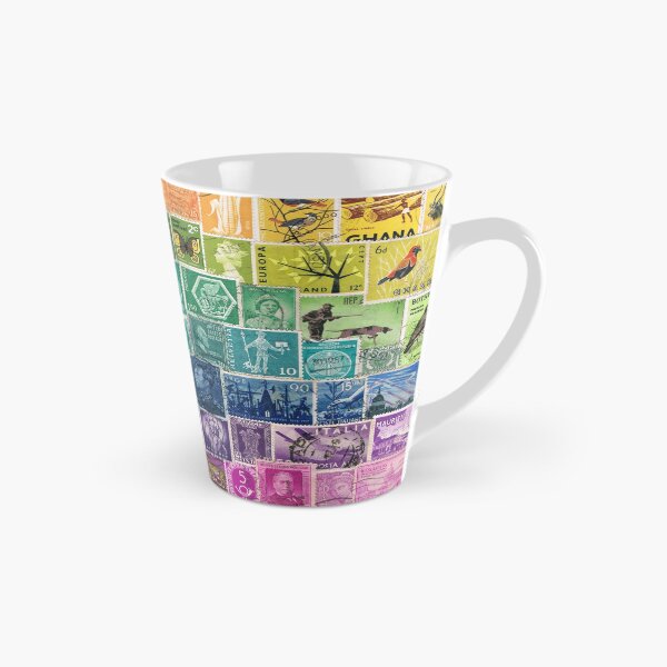 Item preview, Rainbow Postage Stamps designed and sold by tanglecrafts.