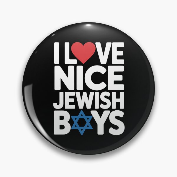 Item preview, I Love Nice Jewish Boys - Jews Hebrews Israelites Hanukkah designed and sold by PunkNation-Arts.