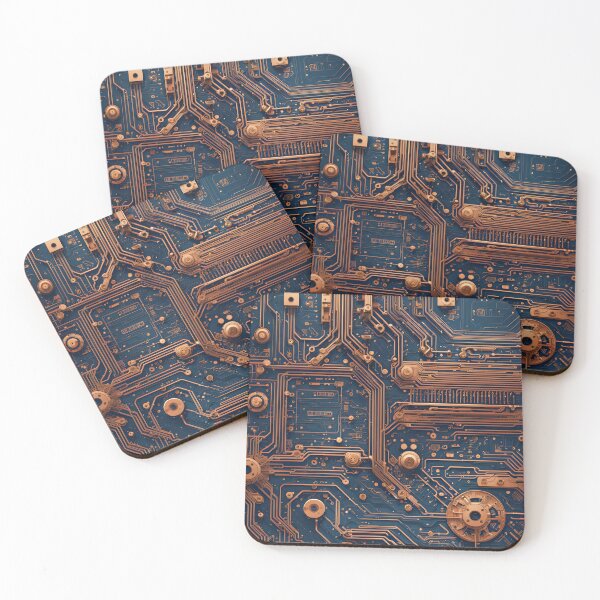 Item preview, Circuit Board Pattern Steampunk designed and sold by veryarticulated.