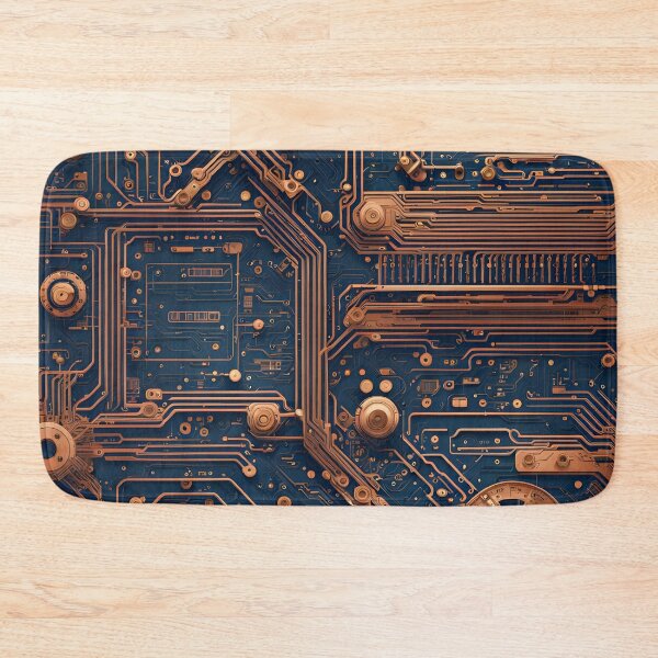 Item preview, Circuit Board Pattern Steampunk designed and sold by veryarticulated.