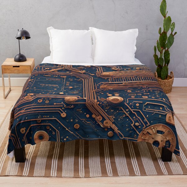 Item preview, Circuit Board Pattern Steampunk designed and sold by veryarticulated.