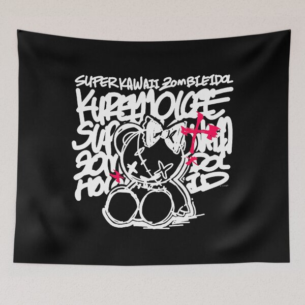 Item preview, Super Kawaii Zombie Idol Black designed and sold by LouisaOReilly.