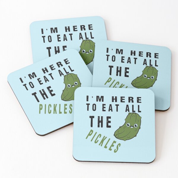 Item preview, I'm Here to Eat All the Pickles  cute gift for her, present for mother and father designed and sold by IsaacBark.