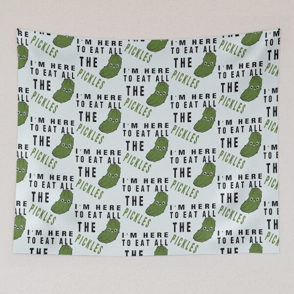 Item preview, I'm Here to Eat All the Pickles  cute gift for her, present for mother and father designed and sold by IsaacBark.