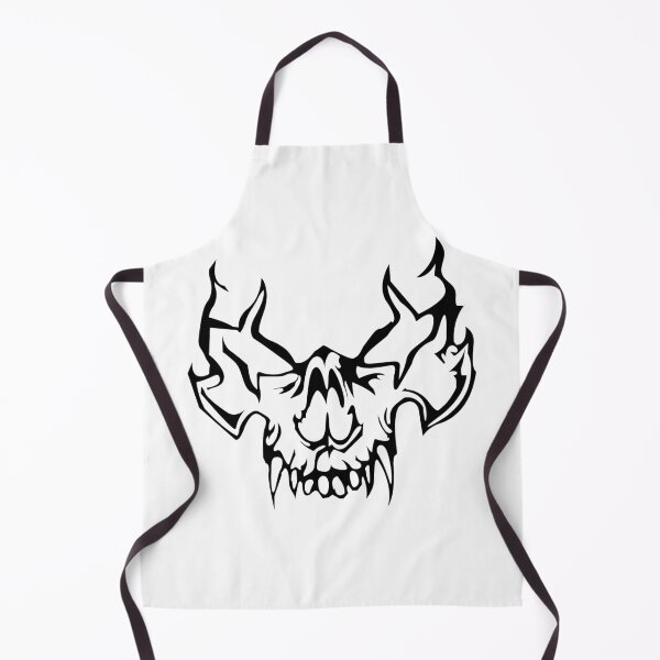 Item preview, Skull silhouette, dark tribal designed and sold by Tribalgothss.
