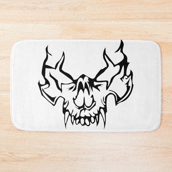 Item preview, Skull silhouette, dark tribal designed and sold by Tribalgothss.