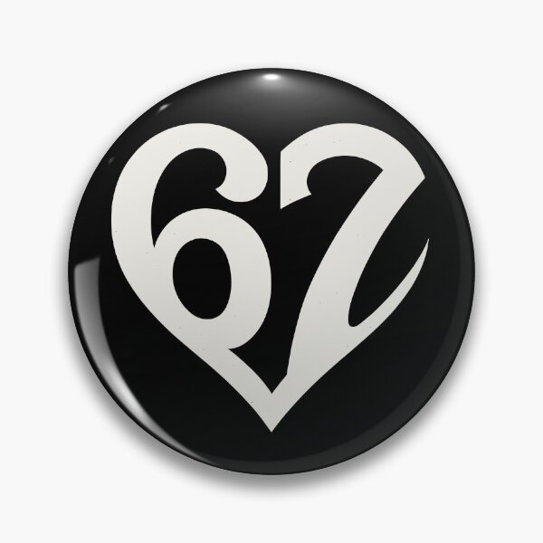 Item preview, Love 67 Shaped White Heart Typography designed and sold by ModdiesColors.