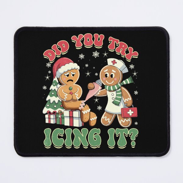 Item preview, Christmas Did You Try Icing It Funny Nurse Saying designed and sold by Patchina.