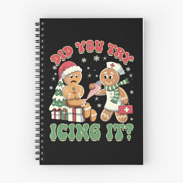 Item preview, Christmas Did You Try Icing It Funny Nurse Saying designed and sold by Patchina.