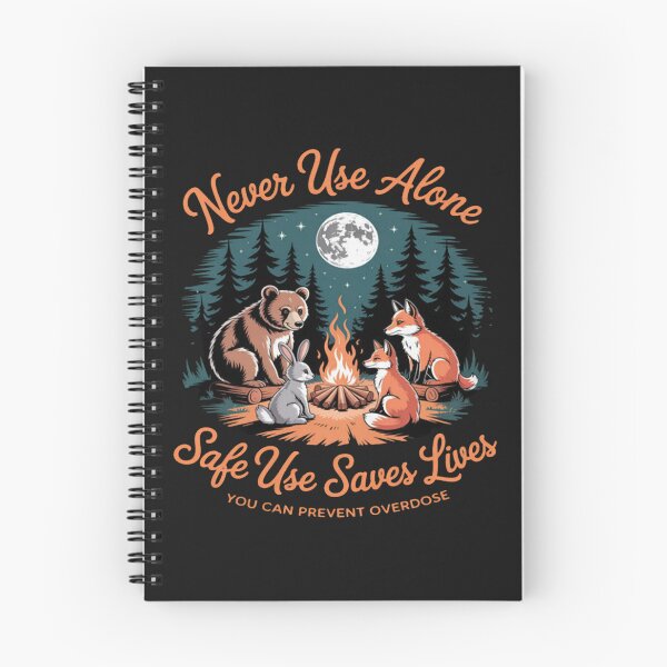 Item preview, Harm Reduction Saves Lives Cute Campfire Animal Camping designed and sold by StacyAntunez6.