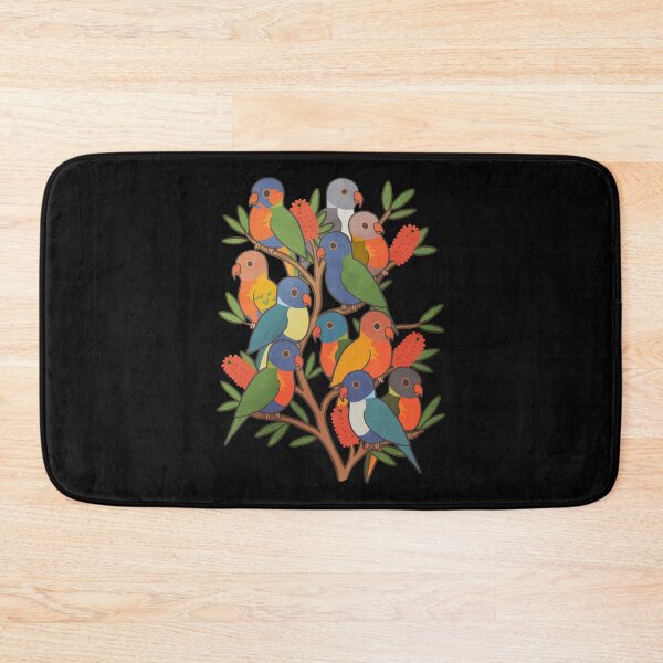 Item preview, Rainbow Lorikeet Parrot Mutations designed and sold by Clara Hollins.