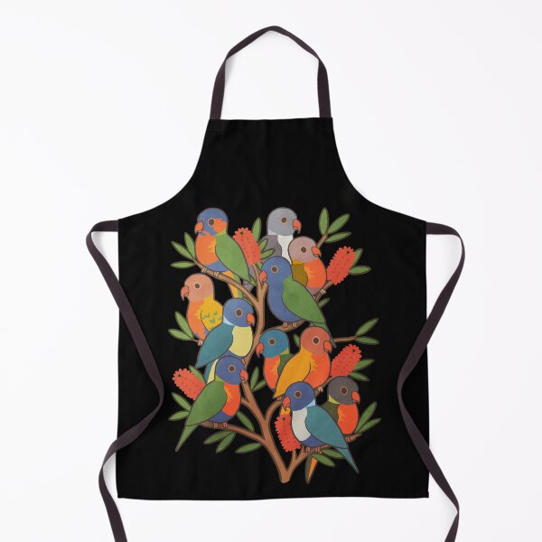 Item preview, Rainbow Lorikeet Parrot Mutations designed and sold by Clara Hollins.