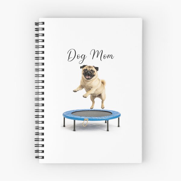 Item preview, Pug on trampoline  designed and sold by ChristisDesigns.