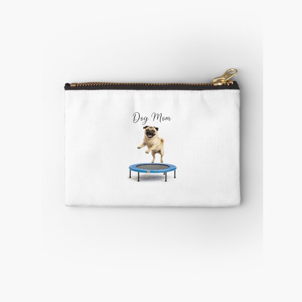 Item preview, Pug on trampoline  designed and sold by ChristisDesigns.
