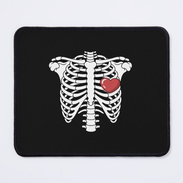 Item preview, Heart Rib Cage X-Ray Funny Halloween Skeleton designed and sold by ChristopherMil6.