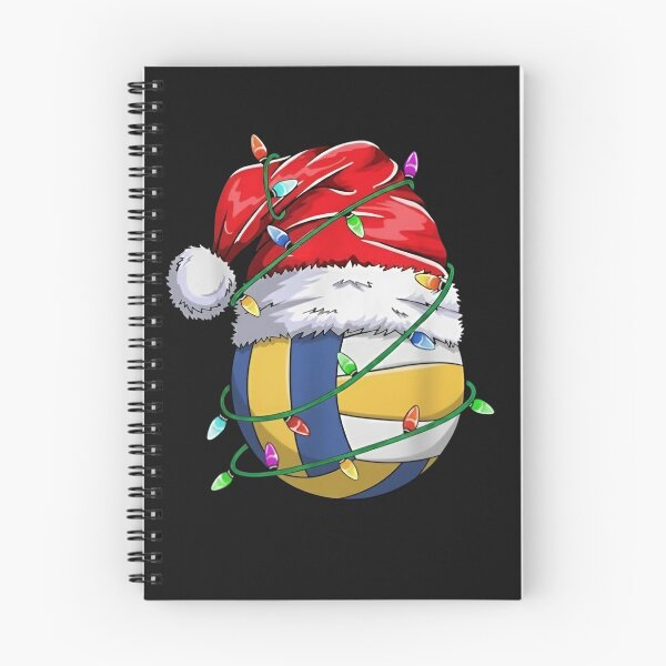 Item preview, Santa Hat Volleyball Christmas Lights Tee designed and sold by LarryMBrown.