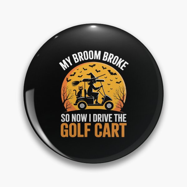 Item preview, Witch Riding a Golf Cart Halloween  designed and sold by EllinoKlemo.