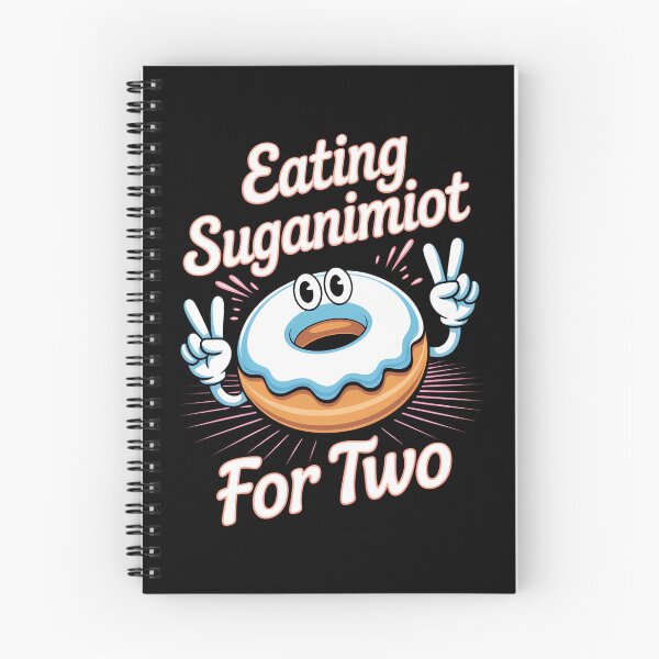 Item preview, Eating Sufganiyot For Two Hanukkah Chanukah Pregnancy designed and sold by HellD3vil-Art.