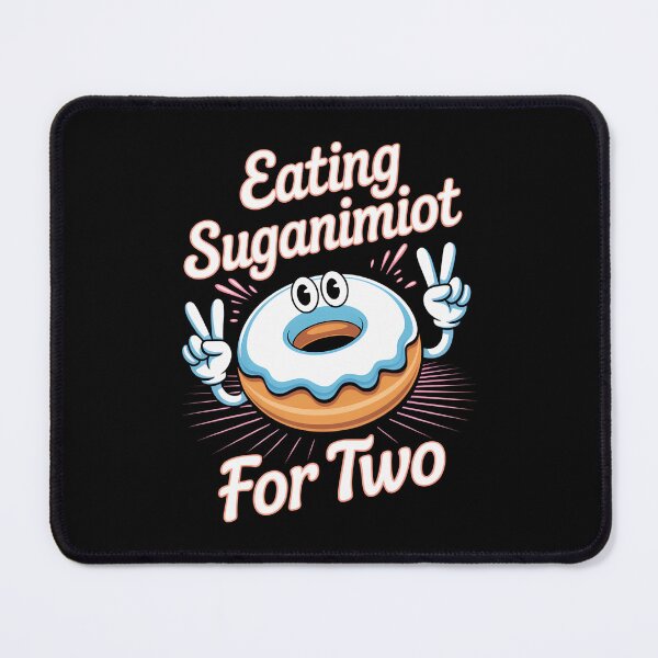 Item preview, Eating Sufganiyot For Two Hanukkah Chanukah Pregnancy designed and sold by HellD3vil-Art.