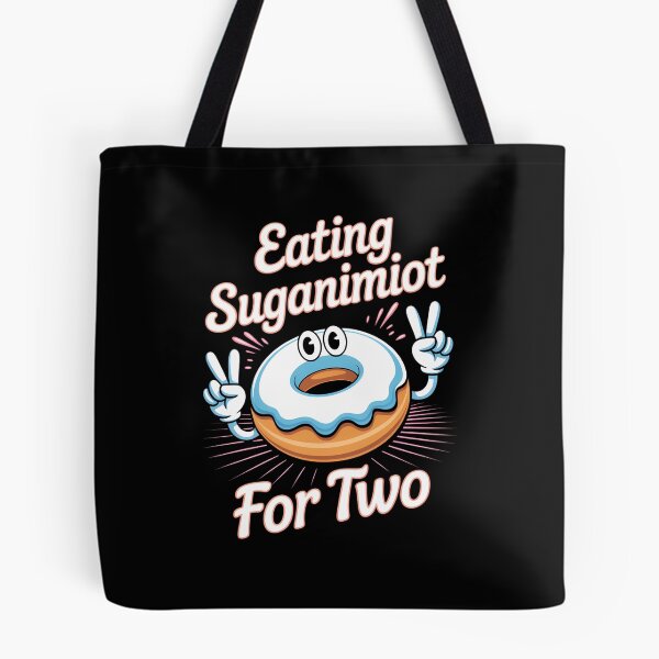 Item preview, Eating Sufganiyot For Two Hanukkah Chanukah Pregnancy designed and sold by HellD3vil-Art.
