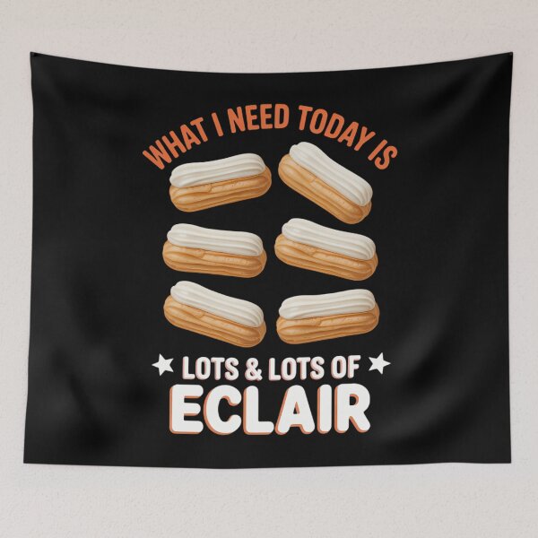 Item preview, Eclair What I Need Today Chocolate Eclair Pastry Éclair designed and sold by HellD3vil-Art.
