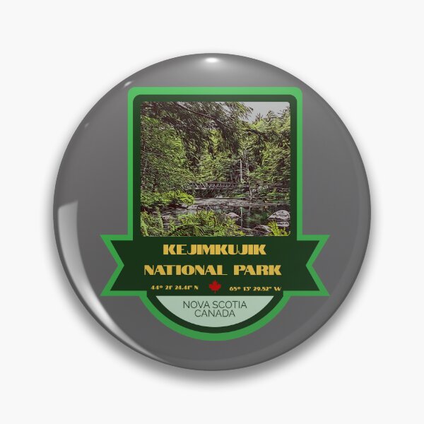 Item preview, Kejimkujik National Park Vintage Retro Sticker – Canada National Park Badge Design designed and sold by RouseDesigns.