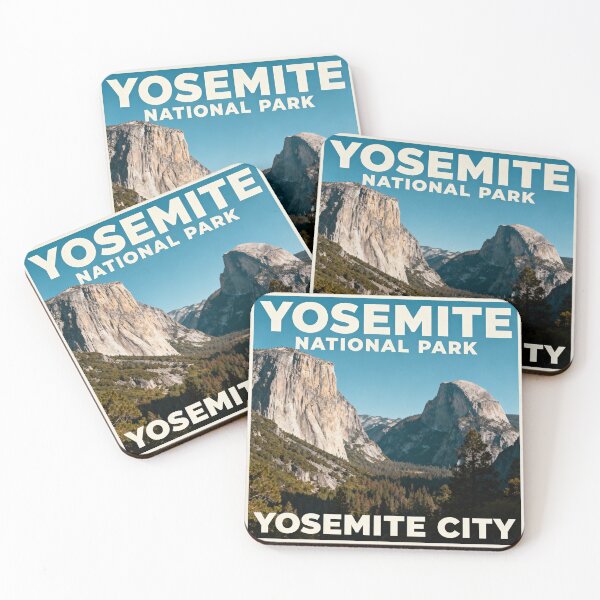 Item preview, Yosemite National Park Travel vacation poster design designed and sold by Pixel & Petal.