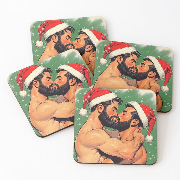 Item preview, A Christmas Smooch designed and sold by Hunkyismything.