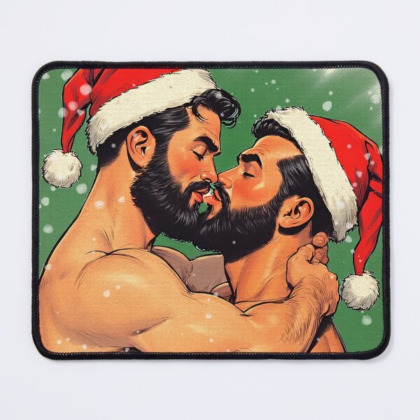 Item preview, A Christmas Smooch designed and sold by Hunkyismything.