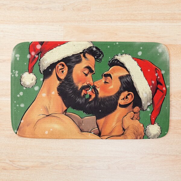 Item preview, A Christmas Smooch designed and sold by Hunkyismything.