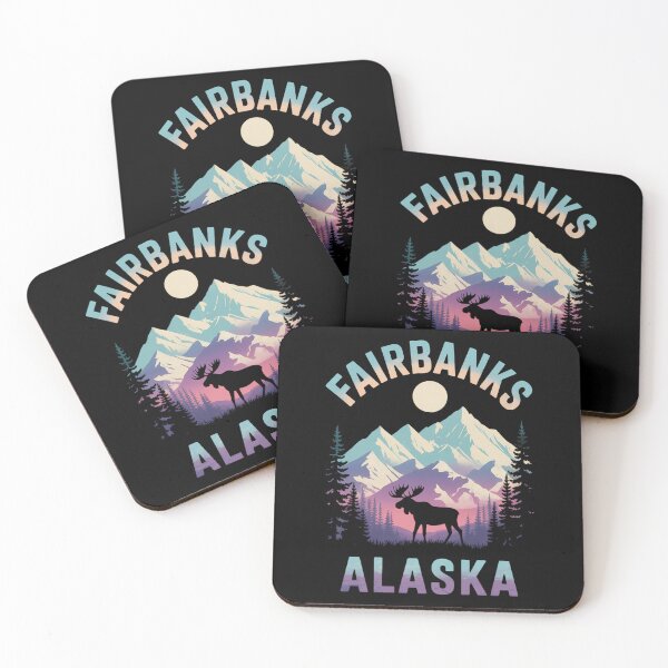 Item preview, Fairbanks Alaska Moose Mountains Nature Lover designed and sold by HellD3vil-Art.