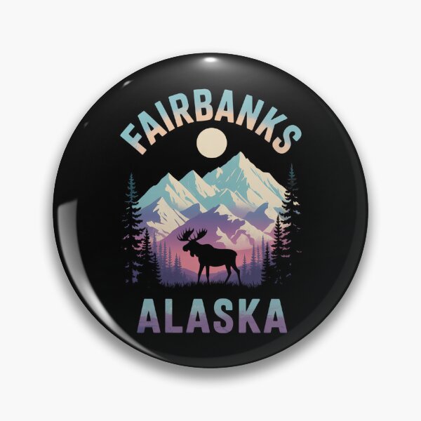 Item preview, Fairbanks Alaska Moose Mountains Nature Lover designed and sold by HellD3vil-Art.