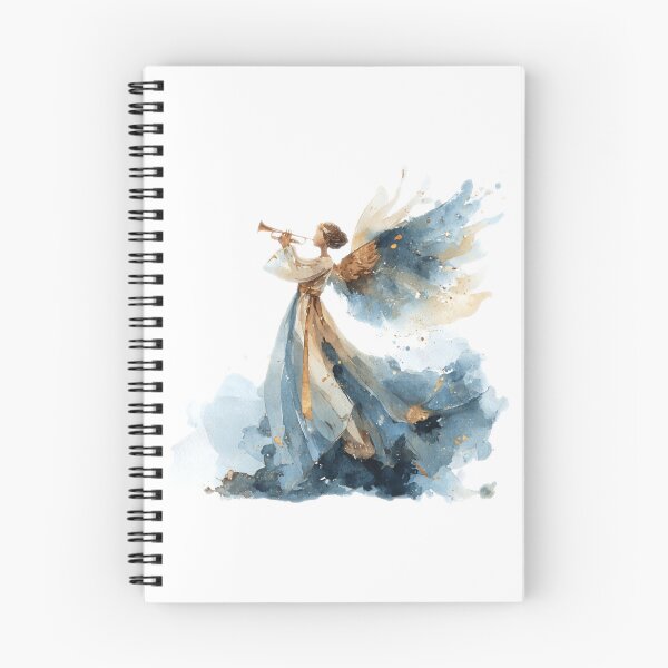 Item preview, Holy Night Angel Watercolor | Spiritual Christmas Art | Beige Minimal Glow designed and sold by Teecha45.