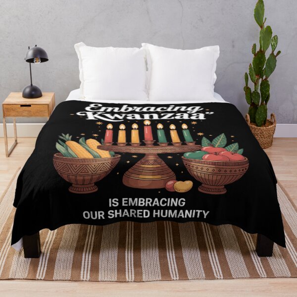 Item preview, Embracing Kwanzaa Is Our Shared Humanity, Kinara, Kwanzaa designed and sold by HellD3vil-Art.
