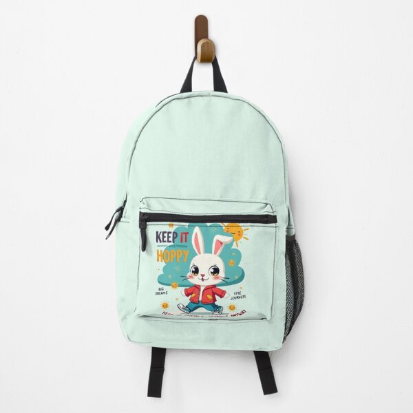 Item preview, Keep It Hoppy Bunny Positive Vibes, Cute Bunny Motivational Tee designed and sold by PriyaMagic.