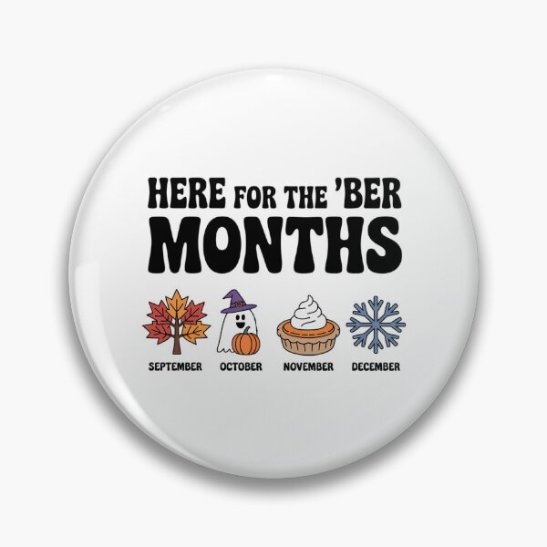 Item preview, Here For The Ber Month Fall Season Autumn Leaves designed and sold by Moon-Ape.