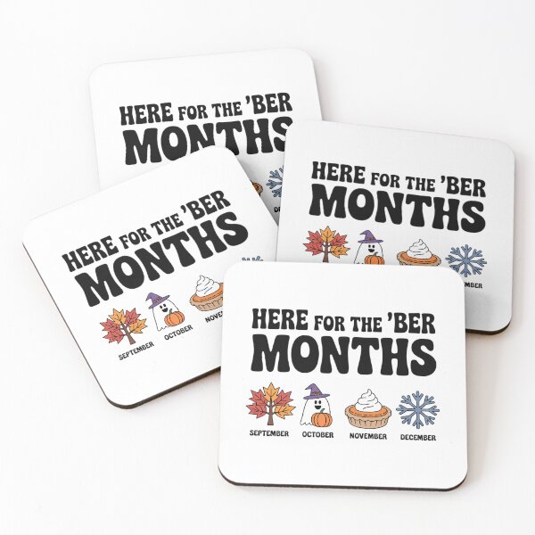 Item preview, Here For The Ber Month Fall Season Autumn Leaves designed and sold by Moon-Ape.