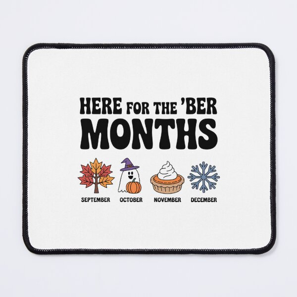 Item preview, Here For The Ber Month Fall Season Autumn Leaves designed and sold by Moon-Ape.